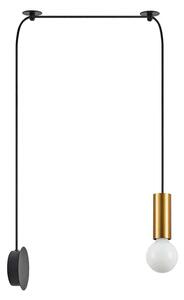 Φωτιστικό Τοίχου Adept Tube 77-8823 20x11x300cm 1xE27 60W Black-Gold Homelighting