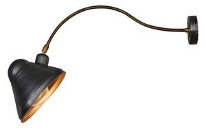 Φωτιστικό Τοίχου Ren HL-127-1W 77-3193 65x19x24cm 1xE27 60W Grey-Bronze Homelighting