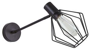 Φωτιστικό Τοίχου Adept 77-8321 20x32x35cm 1xE27 60W Black Homelighting