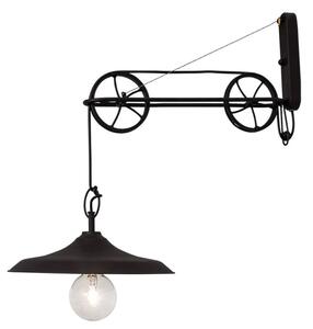 Φωτιστικό Τοίχου Lionel HL-5260 77-2359 65x33x60cm 1xE27 60W Black Homelighting