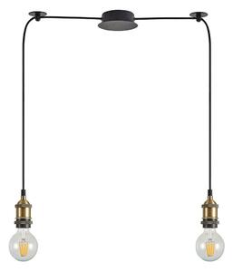 Φωτιστικό Οροφής Magnum 77-8691 50x11x300cm 2xE27 60W Black-Bronze Homelighting