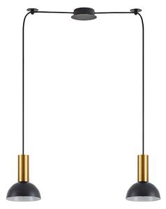 Φωτιστικό Οροφής Adept Tube 77-8648 50x15x300cm 2xE27 60W Black-Gold Homelighting