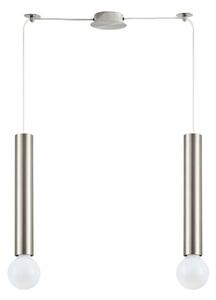 Φωτιστικό Οροφής Adept Tube 77-8661 30x11x300cm 2xE27 60W Nickel Homelighting