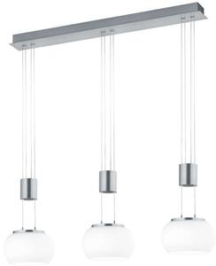 Φωτιστικό Οροφής - Ράγα Madison 342010307 82x18x150cm Dim 3xLed 900Lm 8W Nickel-White Trio Lighting