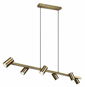 Φωτιστικό Οροφής - Ράγα Marley 302400604 115x18x150cm 6xGU10 35W Brass Trio Lighting