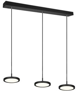 Φωτιστικό Οροφής - Ράγα Tray 340910332 90x17x150cm Dim 3xLed 1200Lm 10W Black Trio Lighting