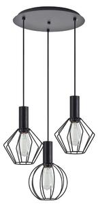 Φωτιστικό Οροφής Adept Flex 77-8905 37x37x300cm 3xE27 60W Black Homelighting