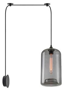 Φωτιστικό Οροφής Feint 77-8899 45x18x300cm 1xE27 60W Black-Smoke Homelighting