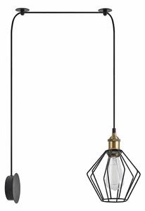 Φωτιστικό Τοίχου Magnum 77-8886 45x20x300cm 1xE27 60W Black-Bronze Homelighting