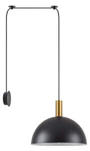 Φωτιστικό Τοίχου Adept Tube 77-8835 80x40x300cm 1xE27 60W Black-Gold Homelighting