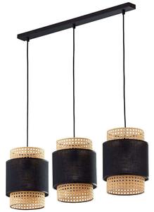 Φωτιστικό Οροφής - Ράγα Boho 6541 3xΕ27 15W 80x120cm Black TK Lighting