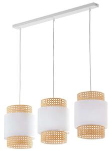 Φωτιστικό Οροφής - Ράγα Boho 6531 3xΕ27 15W 80x120cm White TK Lighting