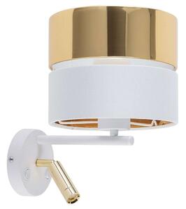 Φωτιστικό Τοίχου - Απλίκα Hilton 5361 1xΕ27 15W & 1xG9 6W 28x34cm White-Gold TK Lighting