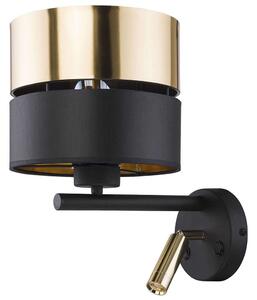 Φωτιστικό Τοίχου - Απλίκα Hilton 2579 1xΕ27 15W & 1xG9 6W 28x34cm Gold-Black TK Lighting