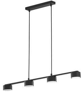 Φωτιστικό Οροφής - Ράγα Dallas 6244 4xGX53 10W 83x140,5cm Black TK Lighting