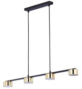 Φωτιστικό Οροφής - Ράγα Dallas 6094 4xGX53 10W 83x140,5cm Gold TK Lighting