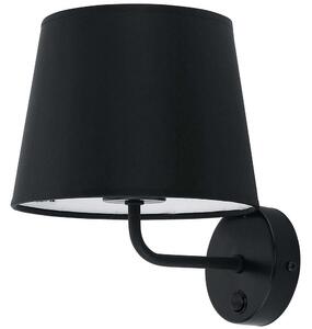 Φωτιστικό Τοίχου - Απλίκα Maja 1884 23x25cm 1xΕ27 15W Black TK Lighting