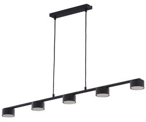 Φωτιστικό Οροφής - Ράγα Dallas 6246 5xGX53 10W 108x130cm Black TK Lighting