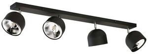 Φωτιστικό Οροφής - Σποτ Altea 6521 4xGU10 AR111 12W 97x17cm Black TK Lighting