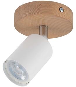 Φωτιστικό Οροφής - Σποτ Top Wood 3294 1xGU10 10W 10x14cm White TK Lighting