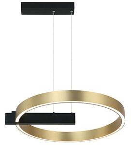 Φωτιστικό Οροφής 22011 Φ60x60x200cm Dim Led 4200Lm 41W 3000K Black-Gold