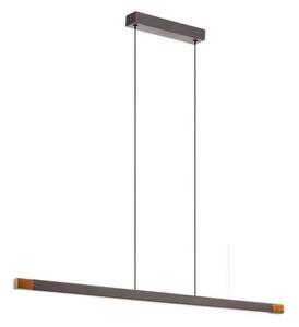 Φωτιστικό Οροφής-Ράγα Lisciana 900174 87,5x3,5x110cm Led 18W Grey-Natural Eglo