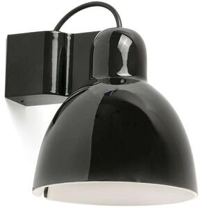 Φωτιστικό Τοίχου-Απλίκα Venice 64271 Φ16,4x20x17,4cm 1xE27 15W Black Faro Barcelona