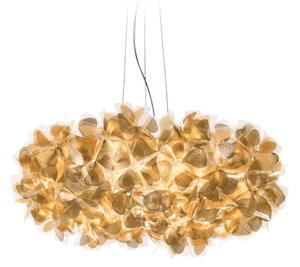 Φωτιστικό Οροφής Clizia 130 Mama Non Mama 130cm E27 15x12W Gold - Transparent Wire Slamp