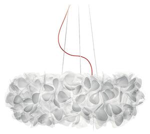 Φωτιστικό Οροφής Clizia 130 Mama Non Mama 130cm E27 15x12W White - Red Wire Slamp