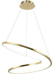 Φωτιστικό Οροφής Satellite 4281300 Φ60x120cm Led 1330lm 41W Lm Gold Viokef