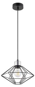 Φωτιστικό Οροφής Vario S 40551 28x28x80cm 1xE27 60W Black-Silver Sigma Lighting