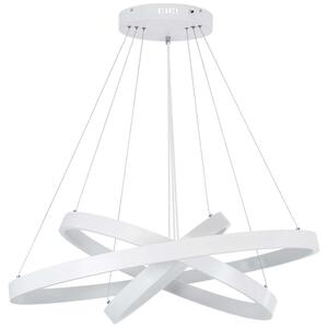 Φωτιστικό Οροφής Nemesis Trio 61171-DECO Φ40/60/80cm Με Τηλεχειριστήριο Dim Led 14723lm 120W White GloboStar