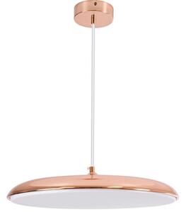 Φωτιστικό Οροφής Baron 61256 Φ40x10cm Led 2880lm 24W Bronze Globostar