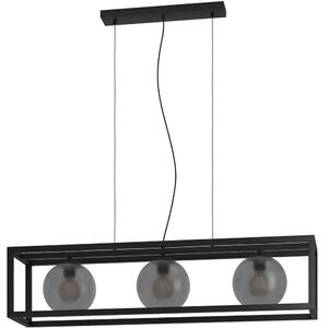 Φωτιστικό Οροφής - Ράγα Arangona 390215 110x25x150cm 3xE27 40W Grey-Black Eglo