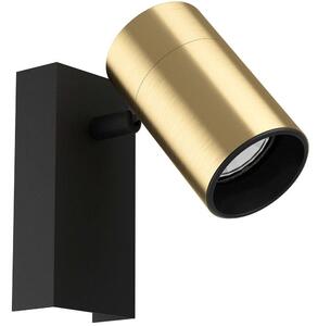 Φωτιστικό Τοίχου Cumaribo 390082 13x6,5cm 1xGu10 4,5W Black-Brass Eglo