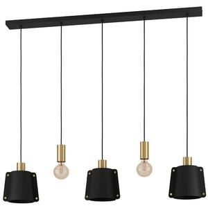 Φωτιστικό Οροφής Majagua 390115 121,5x16x150cm 5xE27 40W Black-Brass Eglo