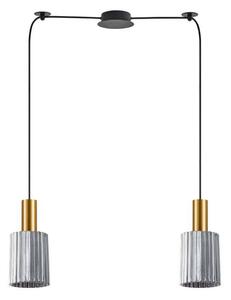 Φωτιστικό Οροφής Adept Tube 77-8577 12x15/300cm 2xE27 60W Smoke-Gold Homelighting