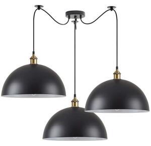 Φωτιστικό Οροφής Magnum 77-8697 Φ40x28,5cm 3xE27 60W Bronze-Black Homelighting