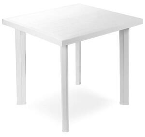 Τραπέζι Κήπου Fiocco 0042252 80x75x72cm Πολυπροπυλένιο White Progarden