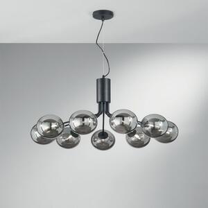 Φωτιστικό Οροφής Κρεμαστό I-Honey-S9-NER G9 161x83,4x41cm Black Luce Ambiente Design