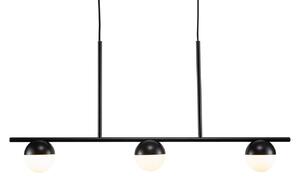 Φωτιστικό Οροφής - Ράγα Contina 3 2010953003 G9 5W 90x41,3cm Black Nordlux