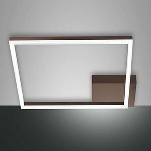 Φωτιστικό Οροφής - Πλαφονιέρα Bard 3394-61-361 45x45x6,5cm Dim Led 3880lm 39W Corten Fabas Luce