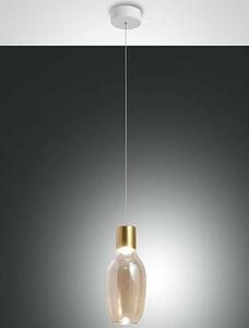 Φωτιστικό Οροφής Lapo 3768-40-365 Φ16x31,2cm Dim Led 1300lm 12W Cognac Fabas Luce