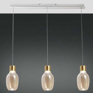 Φωτιστικό Οροφής - Ράγα Lapo 3768-48-365 92x7x200cm Dim Led 3900lm 36W Cognac Fabas Luce