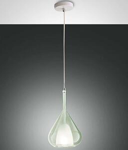 Φωτιστικό Οροφής Lila 3481-40-140 Φ20x35cm 1xE27 40W Transparent Green Fabas Luce