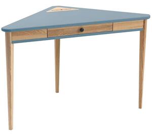 Γραφείο Γωνιακό Με Συρτάρι Ashme ASHMECOROF13 114x85x75cm Light Blue