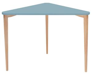 Γραφείο Γωνιακό Naja NAJAOBE13 114x85x75cm Light Blue-Beech