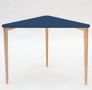 Γραφείο Γωνιακό Naja NAJAOBE15 114x85x75cm Navy Blue-Beech