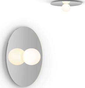 Φωτιστικό Τοίχου - Οροφής Bola Disc 18/5 10616 15,7x45,7cm Dim Led 390lm 6W Chrome Pablo Designs