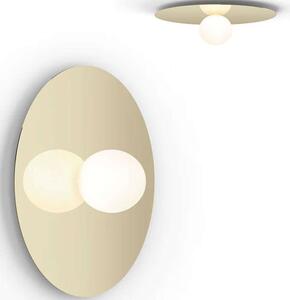 Φωτιστικό Τοίχου - Οροφής Bola Disc 22/6 10620 18,2x55cm Dim Led 1100lm 12W Brass Pablo Designs